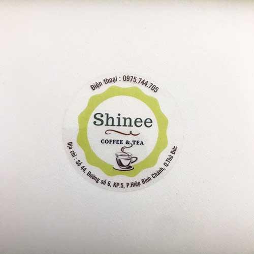 Nhãn Cafe Shine Nhãn Cafe Shine